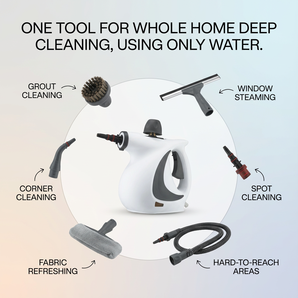 Ventra™ Premium Pressurized Handheld Steam Cleaner