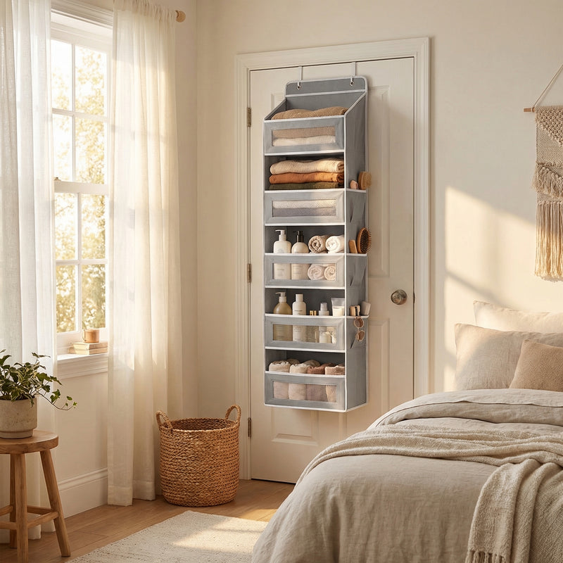 Ventra Closet Organizer hanging on door