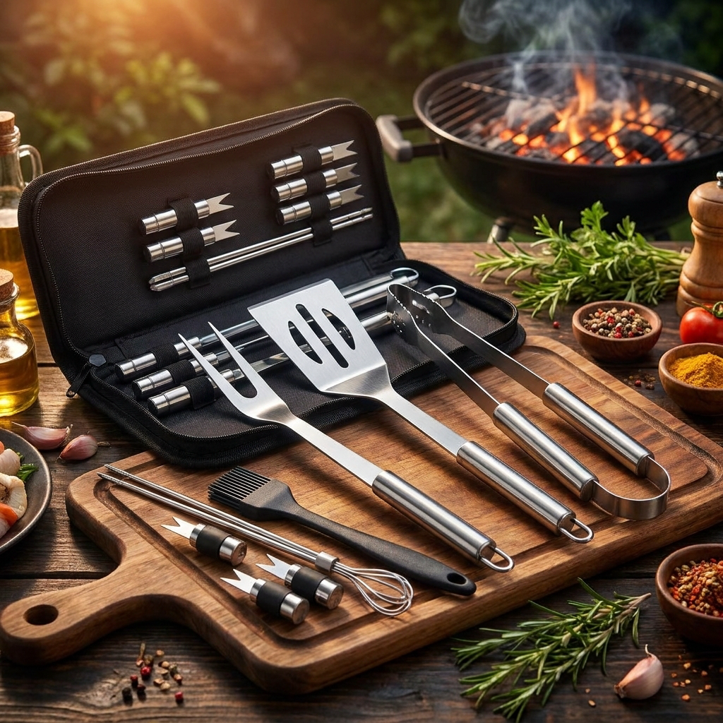 Stainless Grilling Set