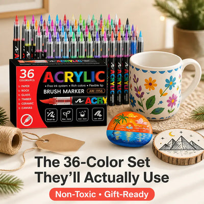 Acrylic Paint Marker Set (36 Colors)