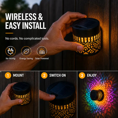 Ventra™ - Solar Mandala Projector Light