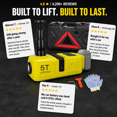 5-Ton Cordless Electric Car Jack