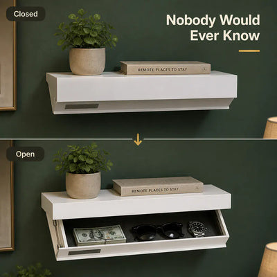 VaultShelf - Hidden Compartment Floating Shelf