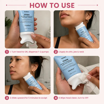SculptGlow - Retinol Gua Sha Roller Cream