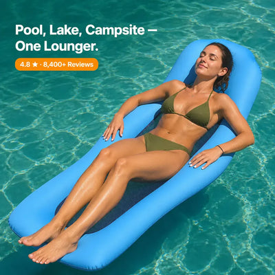 FloatLounge - Land & Water Inflatable Bed