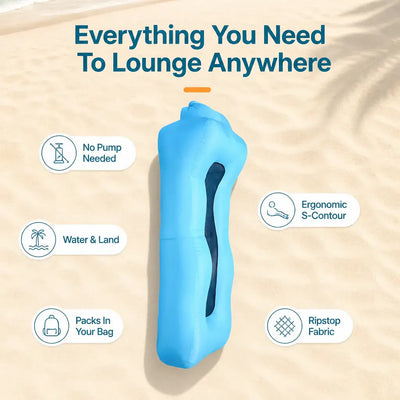 FloatLounge - Land & Water Inflatable Bed