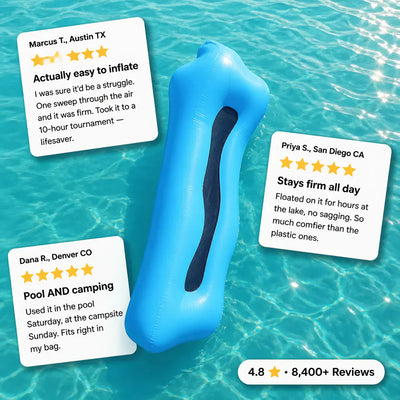 FloatLounge - Land & Water Inflatable Bed