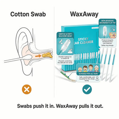 WaxAway - Sticky Ear Cleaning Picks (24-Pack)