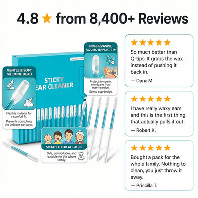 WaxAway - Sticky Ear Cleaning Picks (24-Pack)