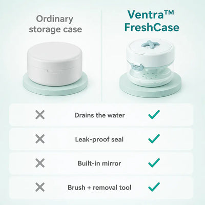 FreshCase 2-in-1 - Retainer & Denture Box