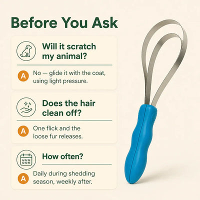 ShedMaster - Double-Sided Deshedding Comb
