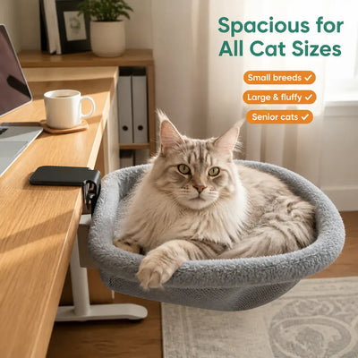 DeskNest - Folding Cat Desk Hammock