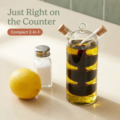 DuoPour 2-in-1 - Oil & Vinegar Bottle