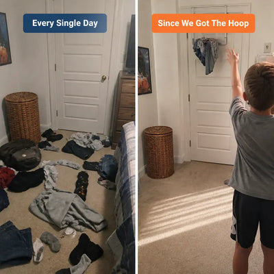 HoopHamper - Basketball Door Laundry Hamper