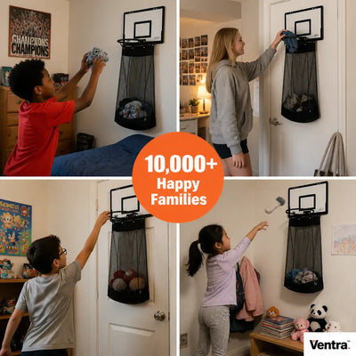 HoopHamper - Basketball Door Laundry Hamper