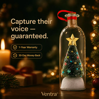 The Message Bottle - Recordable Christmas Ornament