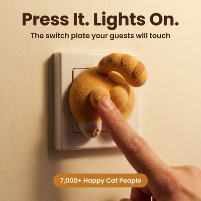 The Cat Butt Switch Plate