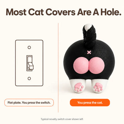 The Cat Butt Switch Plate