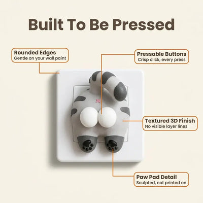The Cat Butt Switch Plate
