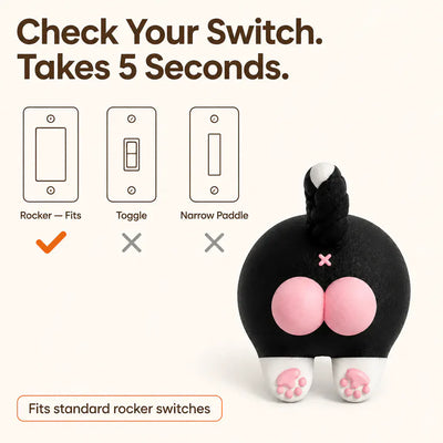 The Cat Butt Switch Plate