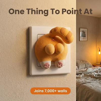 The Cat Butt Switch Plate