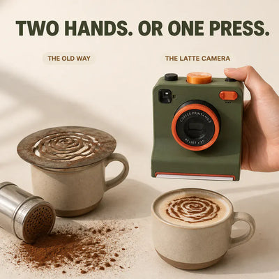 The Latte Camera - One-Click Coffee Art Stencil