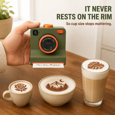 The Latte Camera - One-Click Coffee Art Stencil