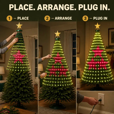 TreeFlow - Smart Waterfall Christmas Tree Lights