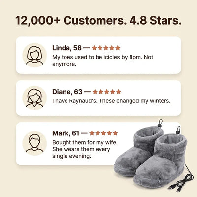ToastyToes - USB Heated Slippers