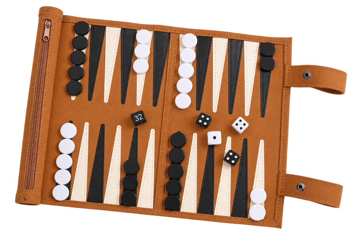 Ceyla Roam open backgammon board