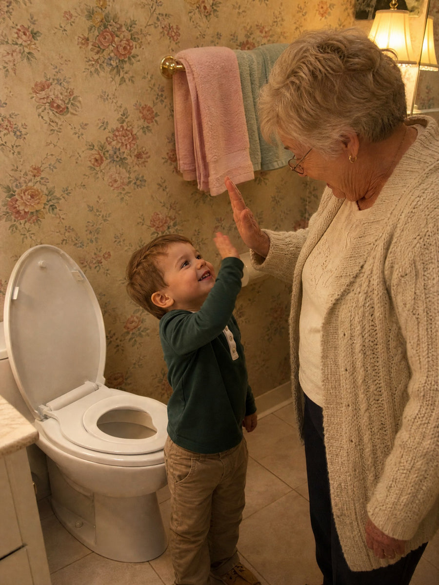 Grandma's house, same routine.
