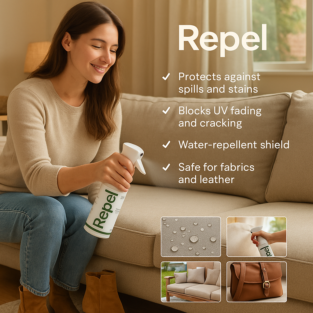Repel™ Premium Multi-Surface Fabric & Leather Protector