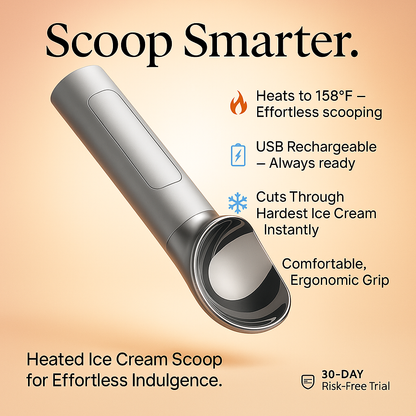 HeatScoop Pro: The Ultimate Temperature-Control Ice Cream Scoop