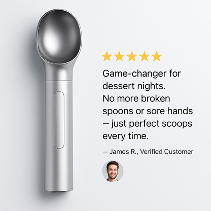 HeatScoop Pro: The Ultimate Temperature-Control Ice Cream Scoop
