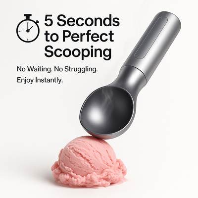 HeatScoop Pro: The Ultimate Temperature-Control Ice Cream Scoop