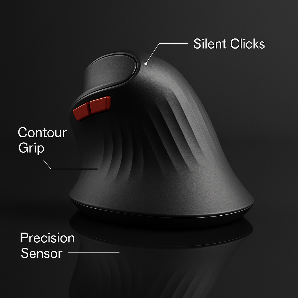 Ventra™ ComfortGlide Ergonomic Mouse