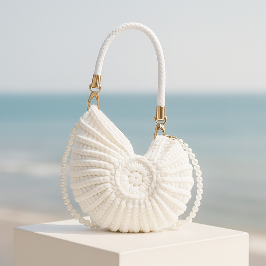 Ventra™ Hand-Woven Luxury Shell Bag