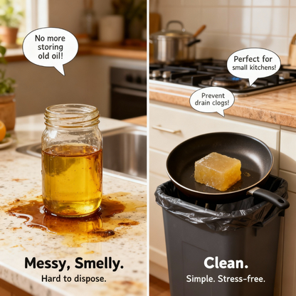 The First Super Fry Cooking Oil Solidifier