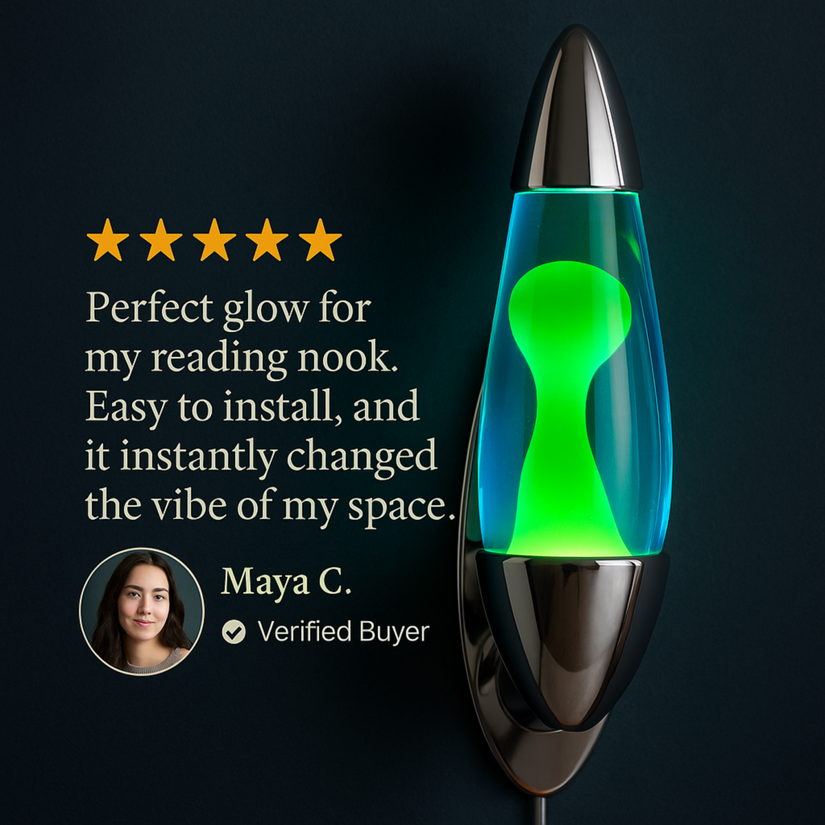 Ventra™ Wall Mounted Lava Lamp