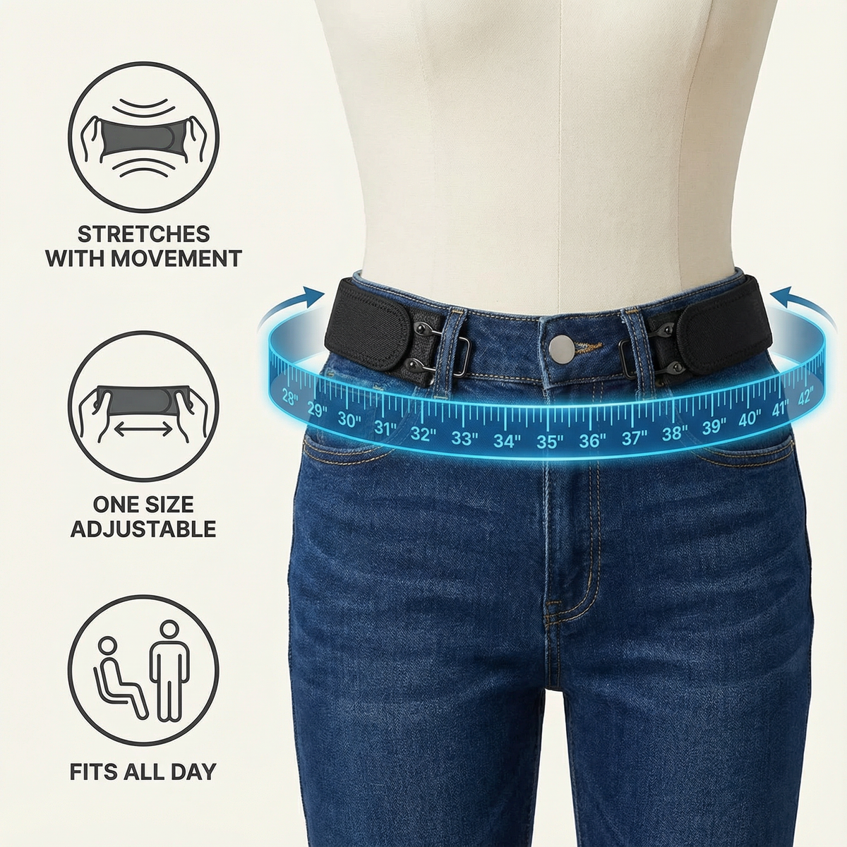 Ventra™ Smart No Buckle Belt