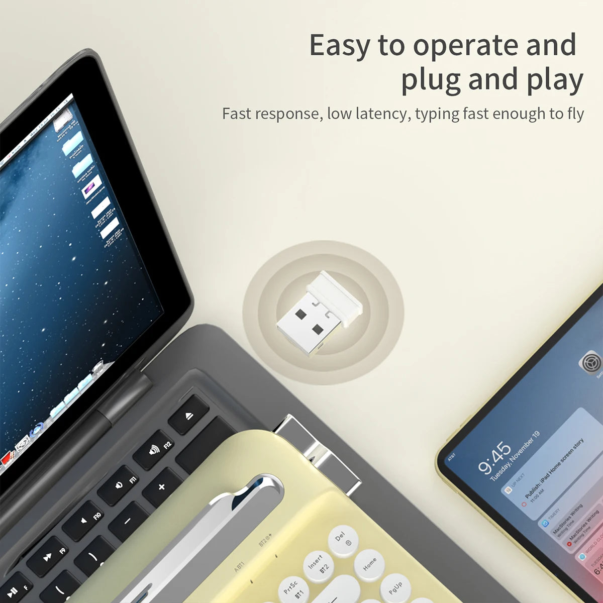 Ventra™ The Original Wireless Typewriter Keyboard