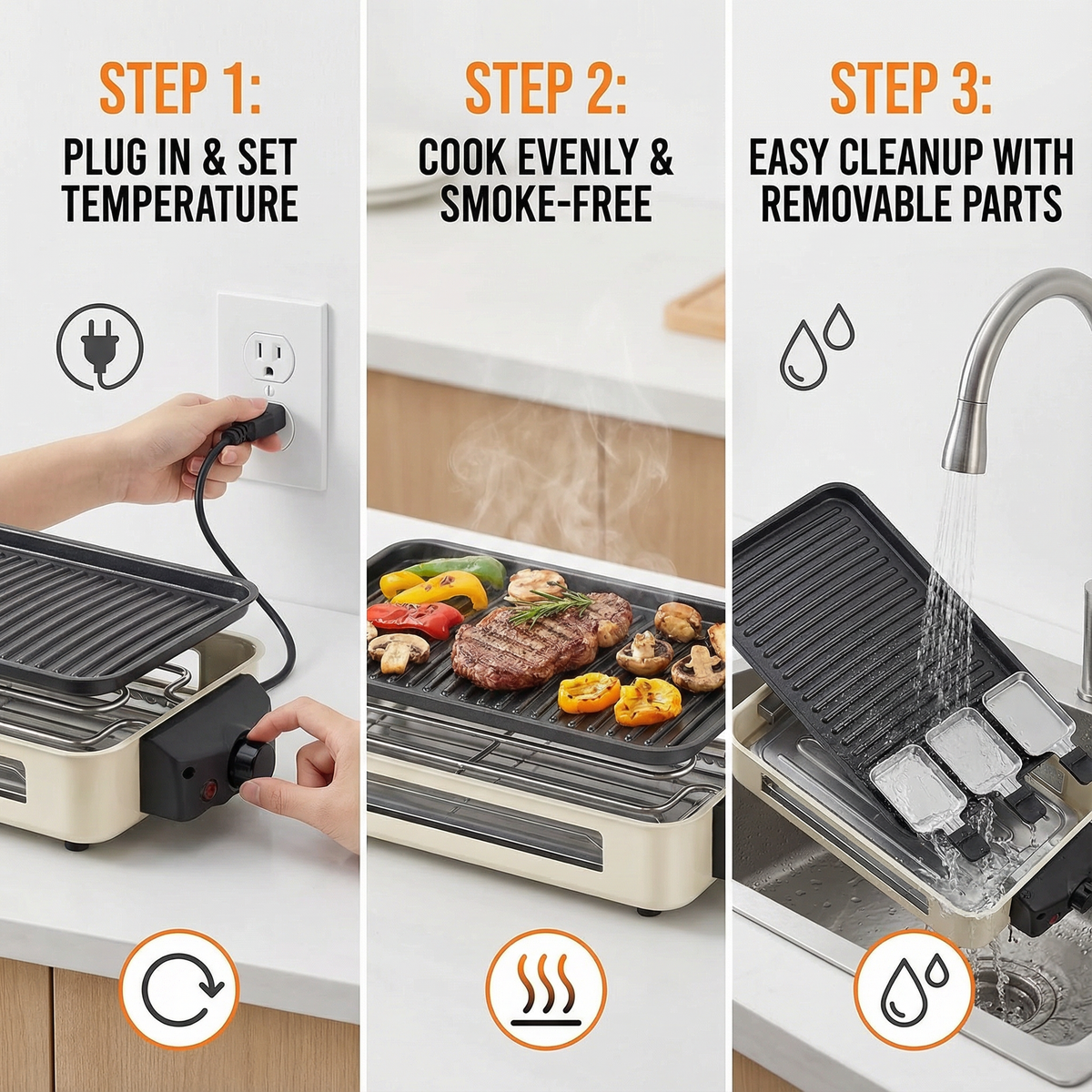 Korean Nonstick Indoor Smokeless Grill