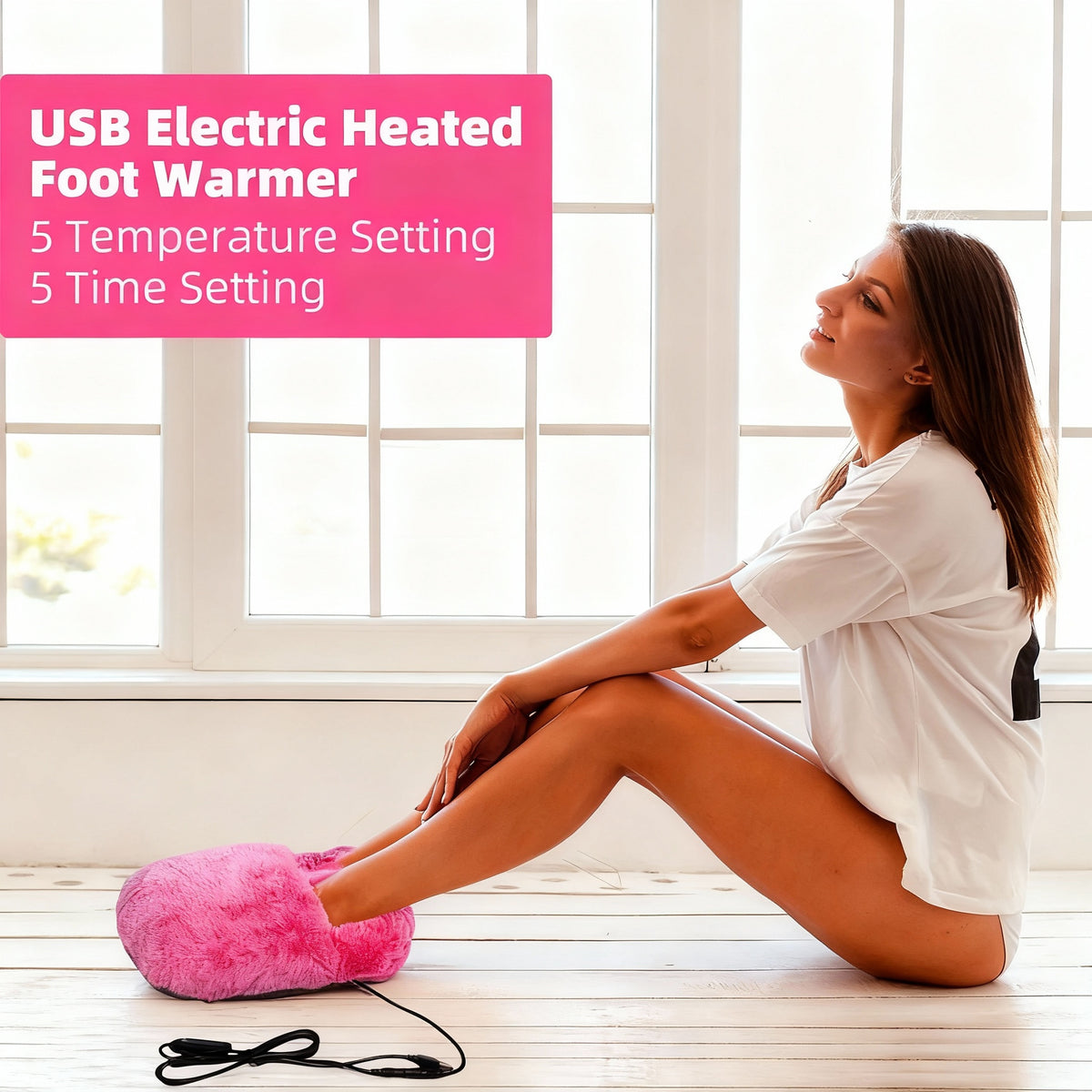 Ventra™ Premium Washable Foot Warmer With Constant Temperature Heating