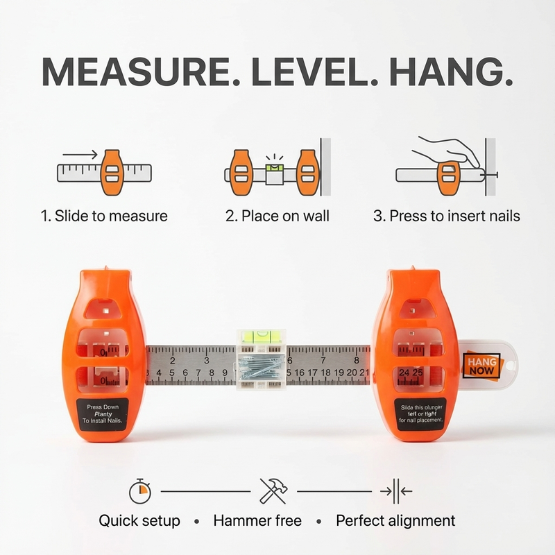 HangNow™ Premium Picture Hanging Device