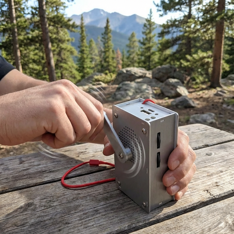 Crank to Generate Power