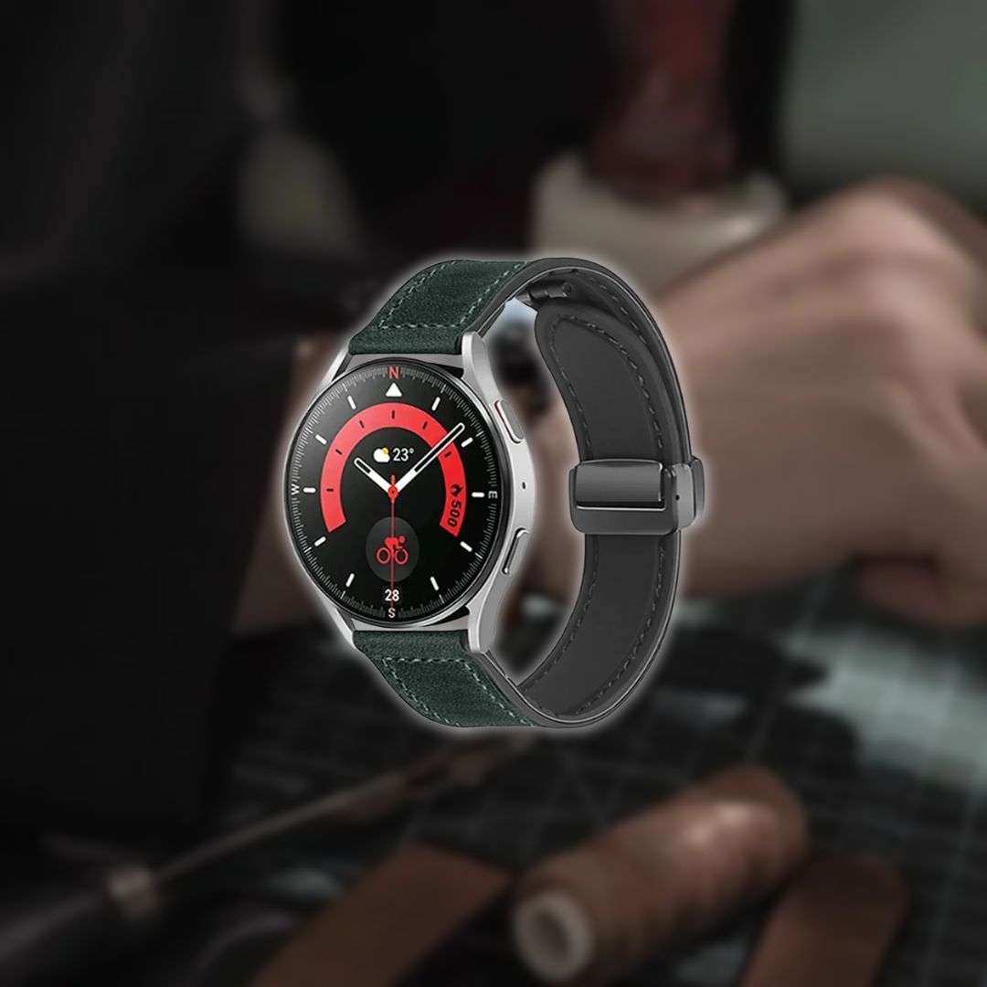 Ventra™ Real Buckle Leather Strap