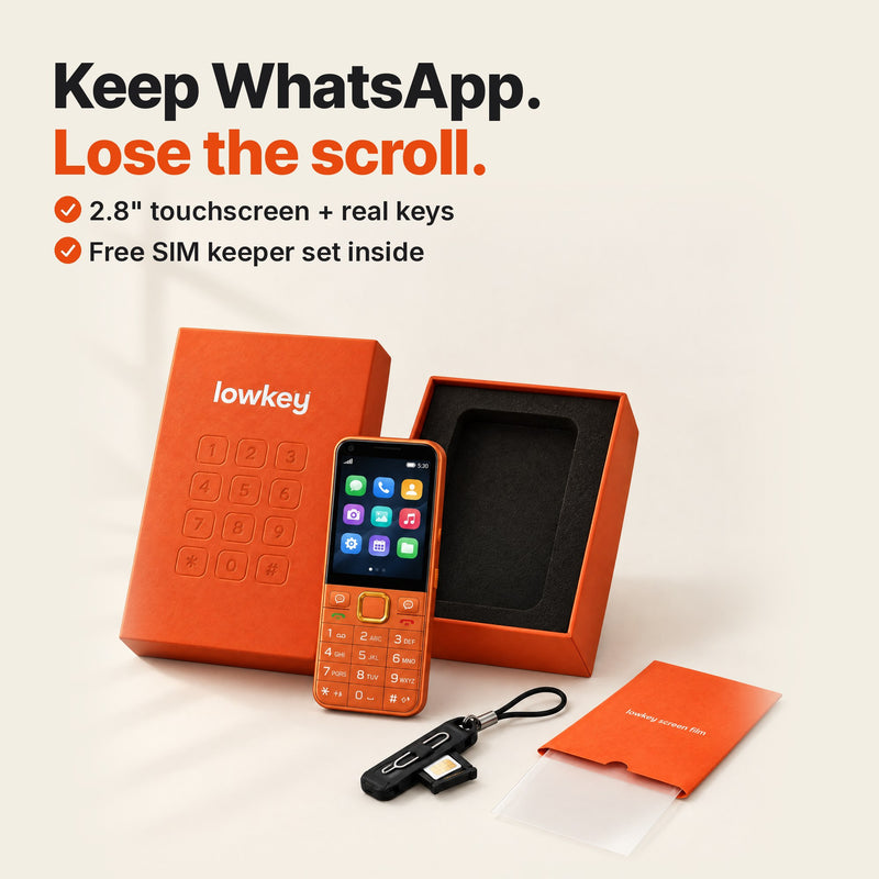 lowkey One: Minimalist 4G Keypad Phone