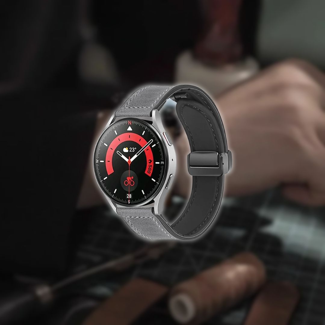 Ventra™ Real Buckle Leather Strap