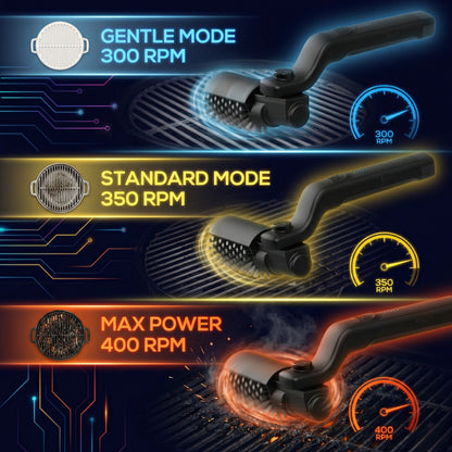 Ventra™ Pro Cordless Grill Brush - 180° Rotating
