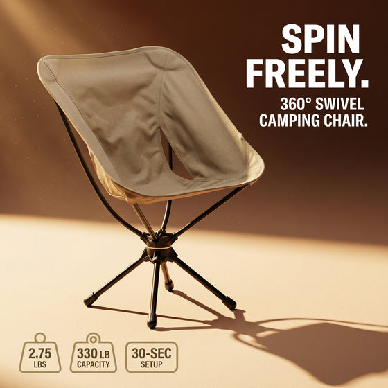 Portable Swivel Camping Chair